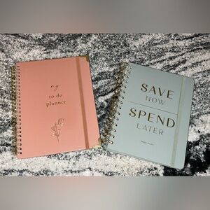 Cute Budget Money Saving Notebook and Planner Notebook